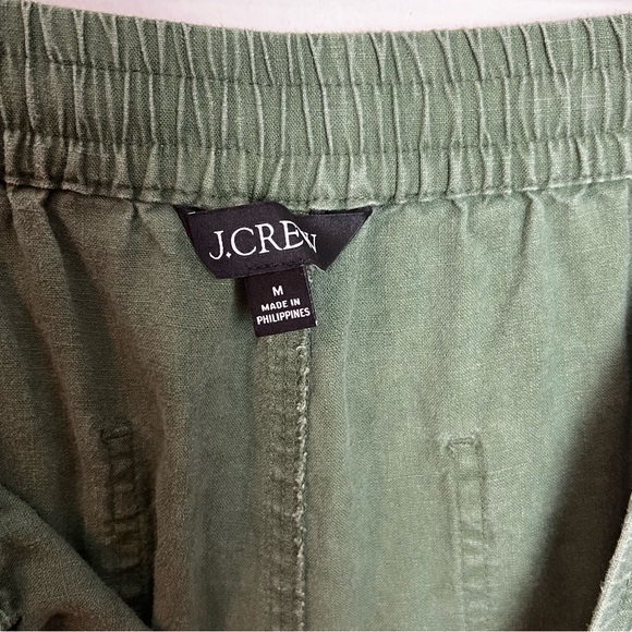 J. CREW- Seaside Pant in Linen Blend Casual Pull On Travel Lightweight Resort - Picture 5 of 7